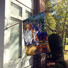 Load image into Gallery viewer, Corgi Flag Canvas House Size
