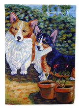 Load image into Gallery viewer, Corgi Flag Canvas House Size