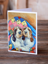 Load image into Gallery viewer, Petit Basset Griffon Vendeen  Greeting Cards -  Blank Note Cards – 8-Pack of Artist-Designed Cards with Envelopes