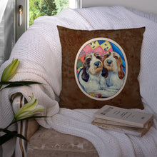 Load image into Gallery viewer, Petit Basset Griffon Vendeen Throw Pillow - 14x14 Decorative Pillow – Art for Your Home &amp; Patio 7095PW1414