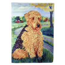 Load image into Gallery viewer, AiredaleTerrier Flag Canvas House Size