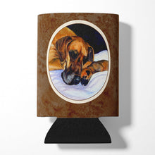 Load image into Gallery viewer, Natural Eared Fawn Great Dane Momma and Puppy Can or Bottle Hugger 7099CC