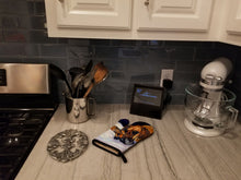 Load image into Gallery viewer, Natural Eared Fawn Great Dane Momma and Puppy Oven Mitt 7099OVMT