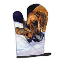 Load image into Gallery viewer, Natural Eared Fawn Great Dane Momma and Puppy Oven Mitt 7099OVMT