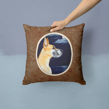 Load image into Gallery viewer, Fawn Great Dane Moonlight Stroll Throw Pillow - 14x14 Decorative Pillow – Art for Your Home &amp; Patio 7100PW1414