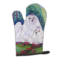 Load image into Gallery viewer, Maltese Momma and Puppy Oven Mitt 7104OVMT