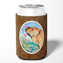 Load image into Gallery viewer, Shar Pei Smell the flowers Can or Bottle Hugger 7105CC