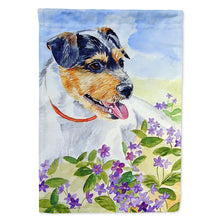 Load image into Gallery viewer, Jack Russell Terrier Flag Canvas House Size