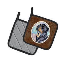 Load image into Gallery viewer, Rottweiler Pot Holders - Set of 2 Decorative Kitchen Helpers | Made in the USA 7107PTHD