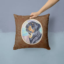 Load image into Gallery viewer, Rottweiler Throw Pillow - 14x14 Decorative Pillow – Art for Your Home &amp; Patio 7107PW1414