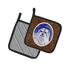 Load image into Gallery viewer, Maltese Pot Holders - Set of 2 Decorative Kitchen Helpers | Made in the USA 7108PTHD