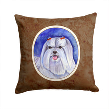 Load image into Gallery viewer, Maltese Throw Pillow - 14x14 Decorative Pillow – Art for Your Home &amp; Patio 7108PW1414