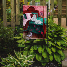 Load image into Gallery viewer, Maltese Waiting on Mom Garden Flag – Decorative Outdoor Yard Flag