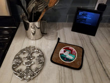 Load image into Gallery viewer, Maltese and puppy waiting on you Pot Holders - Set of 2 Decorative Kitchen Helpers | Made in the USA 7110PTHD