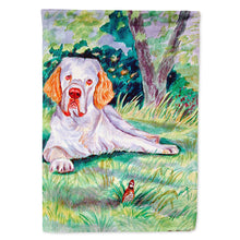 Load image into Gallery viewer, Clumber Spaniel Flag Canvas House Size