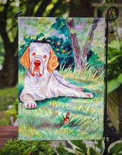 Load image into Gallery viewer, Clumber Spaniel Garden Flag – Decorative Outdoor Yard Flag