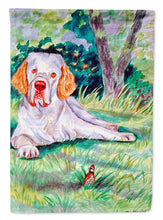 Load image into Gallery viewer, Clumber Spaniel Garden Flag – Decorative Outdoor Yard Flag