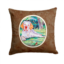 Load image into Gallery viewer, Clumber Spaniel Throw Pillow - 14x14 Decorative Pillow – Art for Your Home &amp; Patio 7113PW1414