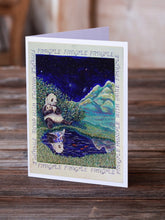 Load image into Gallery viewer, Panda Bear with Baby Greeting Cards -  Blank Note Cards – 8-Pack of Artist-Designed Cards with Envelopes
