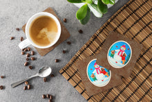 Load image into Gallery viewer, Snowman with Pug Winter Snowman Foam Coaster  7115FC