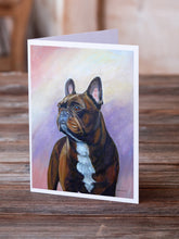 Load image into Gallery viewer, French Bulldog  Greeting Cards -  Blank Note Cards – 8-Pack of Artist-Designed Cards with Envelopes