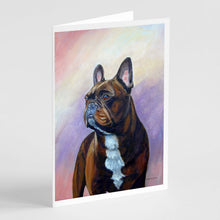 Load image into Gallery viewer, French Bulldog  Greeting Cards -  Blank Note Cards – 8-Pack of Artist-Designed Cards with Envelopes