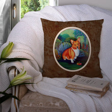 Load image into Gallery viewer, Corgi Throw Pillow - 14x14 Decorative Pillow – Art for Your Home &amp; Patio 7118PW1414