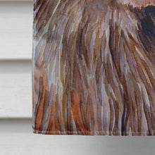 Load image into Gallery viewer, Chocolate Brown Newfie Newfoundland Flag Canvas House Size