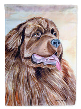 Load image into Gallery viewer, Chocolate Brown Newfie Newfoundland Garden Flag – Decorative Outdoor Yard Flag