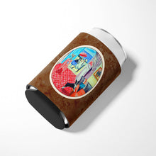 Load image into Gallery viewer, Lady with her Boston Terrier Can or Bottle Hugger 7120CC