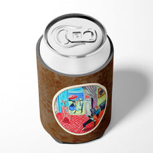 Load image into Gallery viewer, Lady with her Boston Terrier Can or Bottle Hugger 7120CC