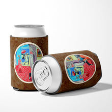 Load image into Gallery viewer, Lady with her Boston Terrier Can or Bottle Hugger 7120CC