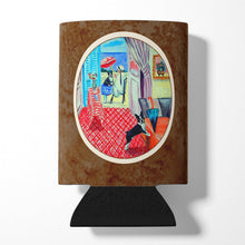 Load image into Gallery viewer, Lady with her Boston Terrier Can or Bottle Hugger 7120CC
