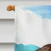 Load image into Gallery viewer, Sussex Spaniel Flag Canvas House Size