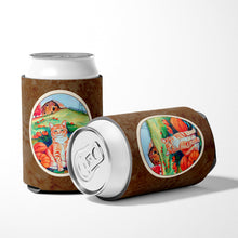 Load image into Gallery viewer, Tabby Cat in Pumpins Can or Bottle Hugger 7123CC