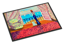 Load image into Gallery viewer, Westie with Mom and a view Indoor Outdoor Mat 18x27 Doormat