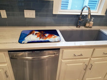 Load image into Gallery viewer, Papillon Dish Drying Mat – Absorbent, Artistic Kitchen Essentials 7127DDM