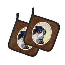 Load image into Gallery viewer, Bernese Mountain Dog Pot Holders - Set of 2 Decorative Kitchen Helpers | Made in the USA 7131PTHD
