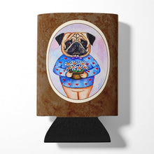 Load image into Gallery viewer, Pug Valentine's Hearts Can or Bottle Hugger 7132CC