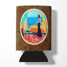 Load image into Gallery viewer, Lady with her Pug Can or Bottle Hugger 7133CC