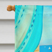 Load image into Gallery viewer, Lady with her Pug Flag Canvas House Size