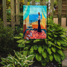 Load image into Gallery viewer, Lady with her Pug Garden Flag – Decorative Outdoor Yard Flag