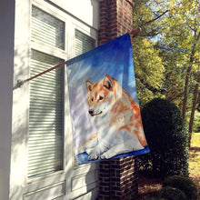 Load image into Gallery viewer, Red and White Shiba Inu Flag Canvas House Size