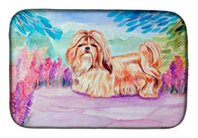 Load image into Gallery viewer, Shih Tzu Dish Drying Mat – Absorbent, Artistic Kitchen Essentials 7136DDM