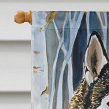 Load image into Gallery viewer, Siberian Husky Flag Canvas House Size