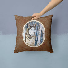 Load image into Gallery viewer, Siberian Husky Throw Pillow - 14x14 Decorative Pillow – Art for Your Home &amp; Patio 7137PW1414