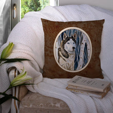Load image into Gallery viewer, Siberian Husky Throw Pillow - 14x14 Decorative Pillow – Art for Your Home &amp; Patio 7137PW1414