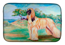 Load image into Gallery viewer, Afghan Hound Dish Drying Mat – Absorbent, Artistic Kitchen Essentials 7138DDM