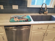 Load image into Gallery viewer, Cat - Maine Coon Dish Drying Mat – Absorbent, Artistic Kitchen Essentials 7139DDM