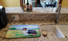 Load image into Gallery viewer, Collie Dish Drying Mat – Absorbent, Artistic Kitchen Essentials 7140DDM